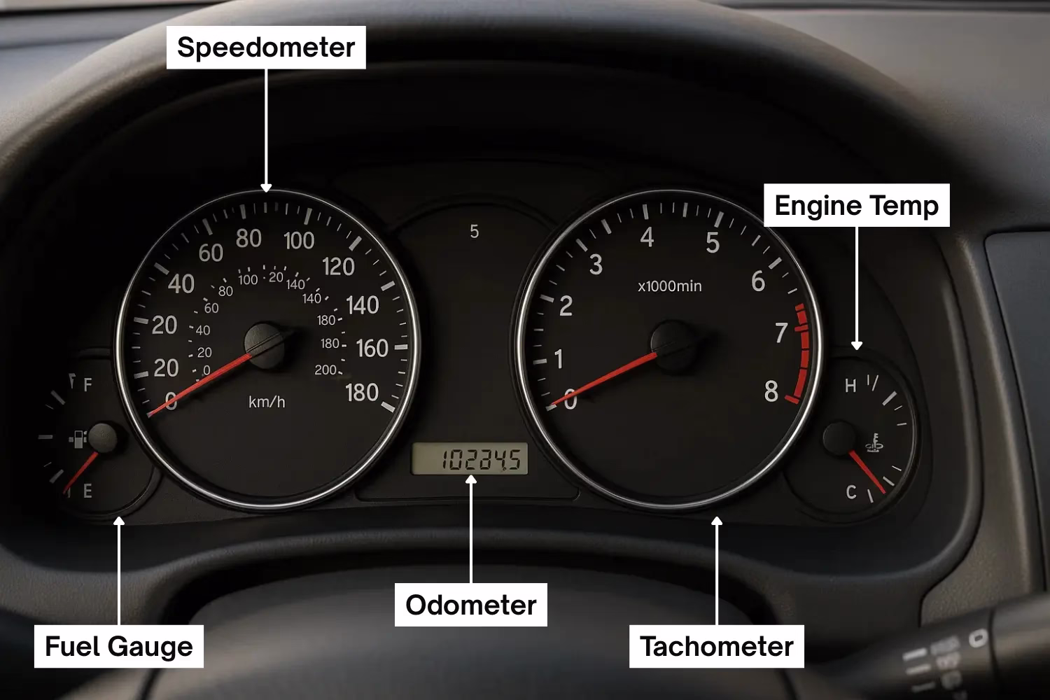 car dashboard controls main